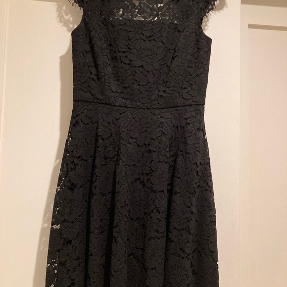 Kate Spade Black Lace Cocktail Dress Backless Size 0 - Picture 6 of 7